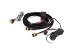 LAZER LAMPS Kabelsatz mit Momentanschalter für zwei Linear 6 Elite+ (3-poligem, Superseal, 12V)