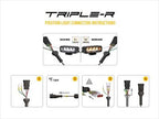 LAZER LAMPS Kühlergrill-Kit TOYOTA Hilux Invincible X (2021+) Triple-R 750 Gen2