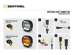 LAZER LAMPS SENTINEL 9" HIGHLINE Gen2 black mit Posi.Licht