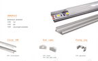 Aluminum profile 1707 for LED strip 2m set