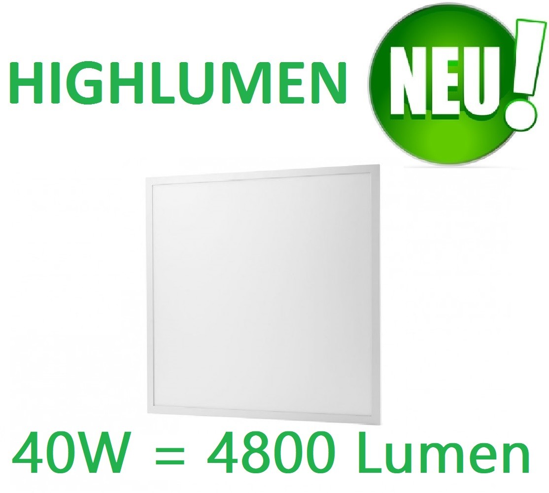 LED panel EPISTAR 62x62cm 40W high lumen white