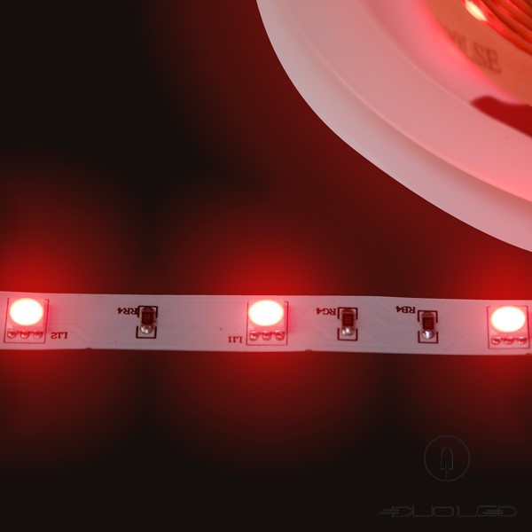 LED Strip SMD5050 12V 7.2W/m rot IP20 30LED/m
