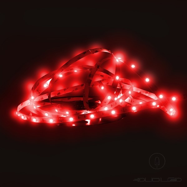 LED strip SMD5050 12V 7.2W/m red IP20 30LED/m