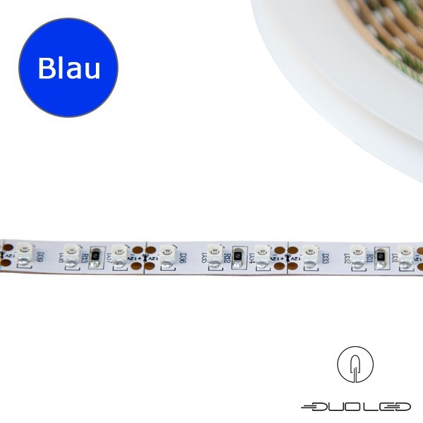 LED strip SMD3528 12V 9.6W/m blue IP20 120LED/m