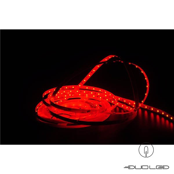 LED Strip SMD3528 12V 4.8W/m rot IP65 60LED/m
