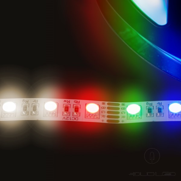 LED strip SMD5050 12V 14.4W/m RGB+K3000 IP65 60LED/m