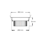 LED Spot Ф83mm 7W K3000-4000-6000 weiß