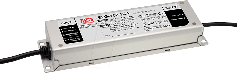 LED power supply ELG 150W 48V IP65