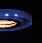 LED Deko Einbauspotrahmen GU10/GU5.3 Glasdesign 90x90mm