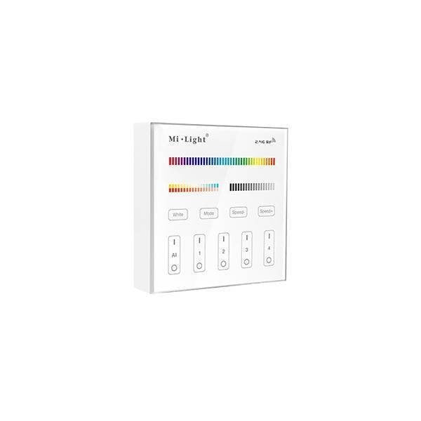 2.4GHz wall switch for RGB CCT lighting, 4-channel