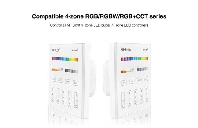 Wandschalter 2.4GHz für RGB CCT Beleuchtung 4-Kanal
