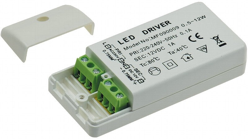 LED power supply 12W DC12V 1.0A IP20