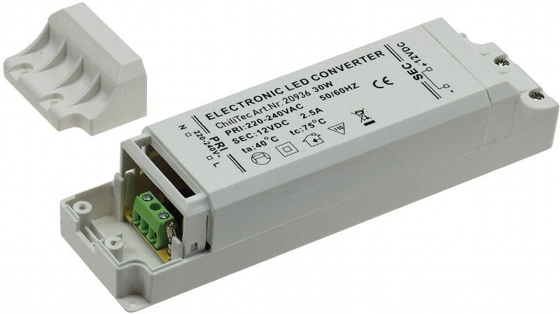 LED power supply 30W DC12V 2.5A IP20