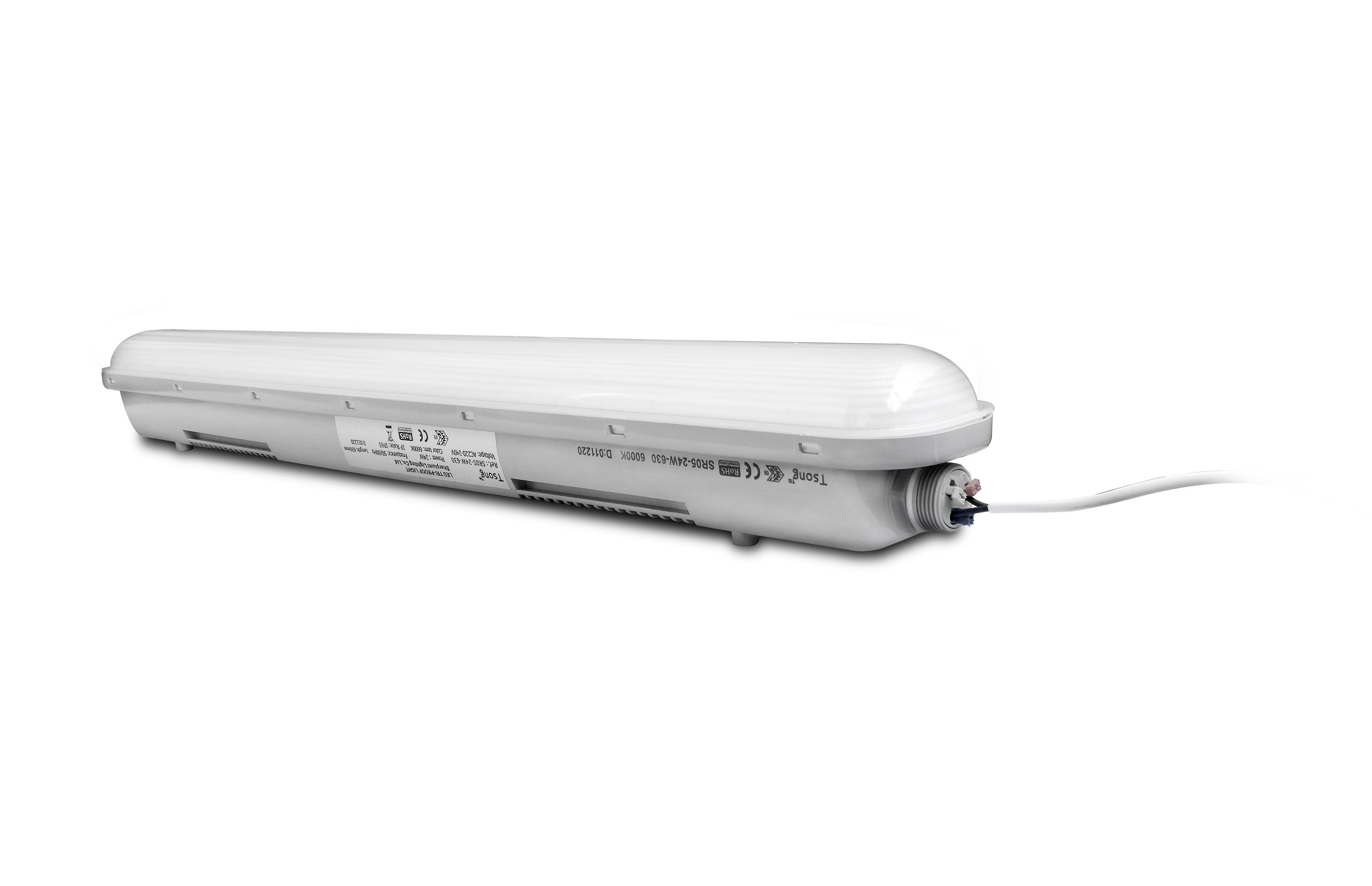 LED wet-room luminaire TriProof 120cm 36W K4000-K6000