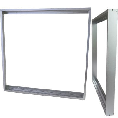 Aufbaurahmen 62x62cm silber