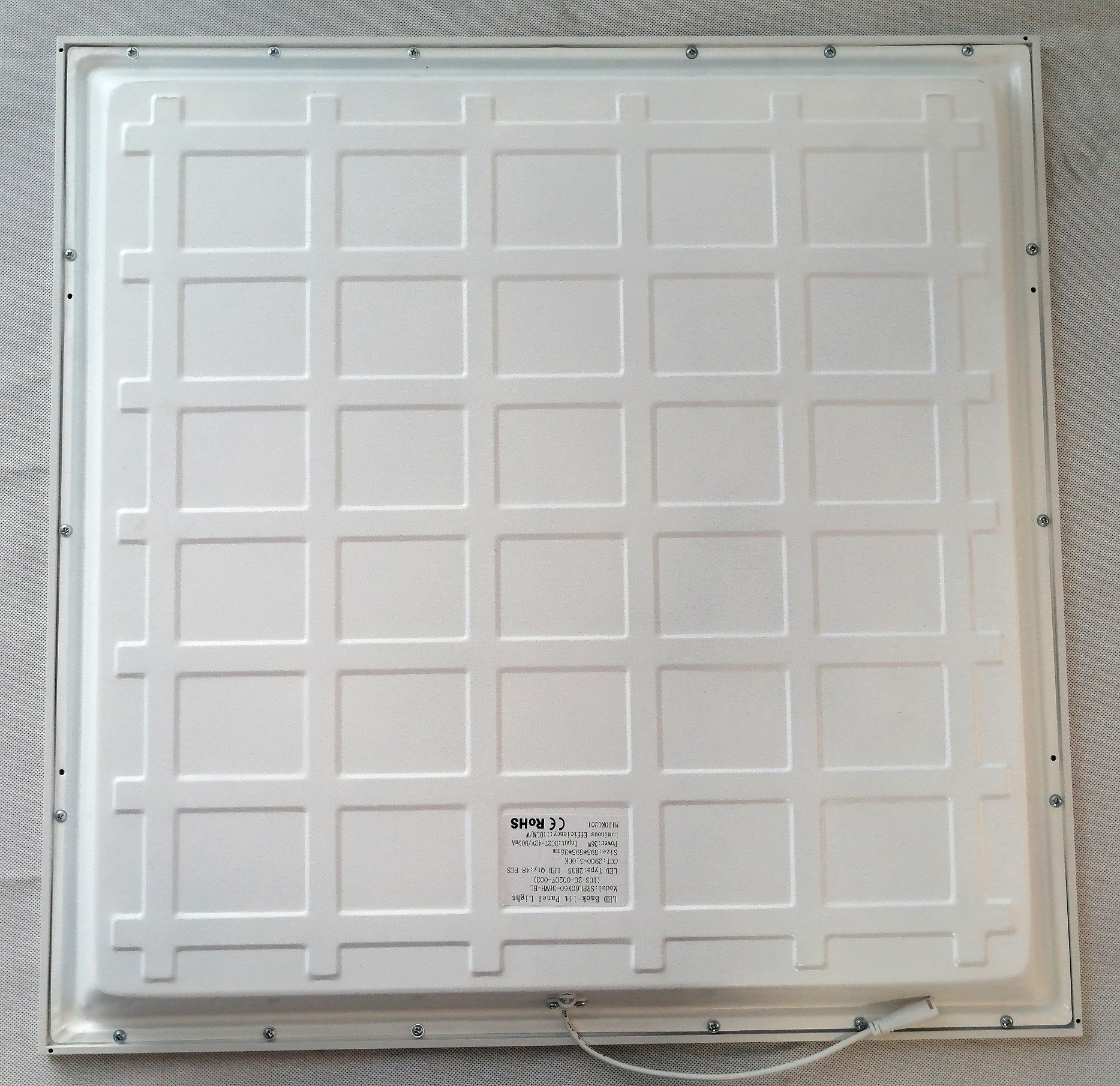 LED Panel backlite 60x60cm 36W weiss