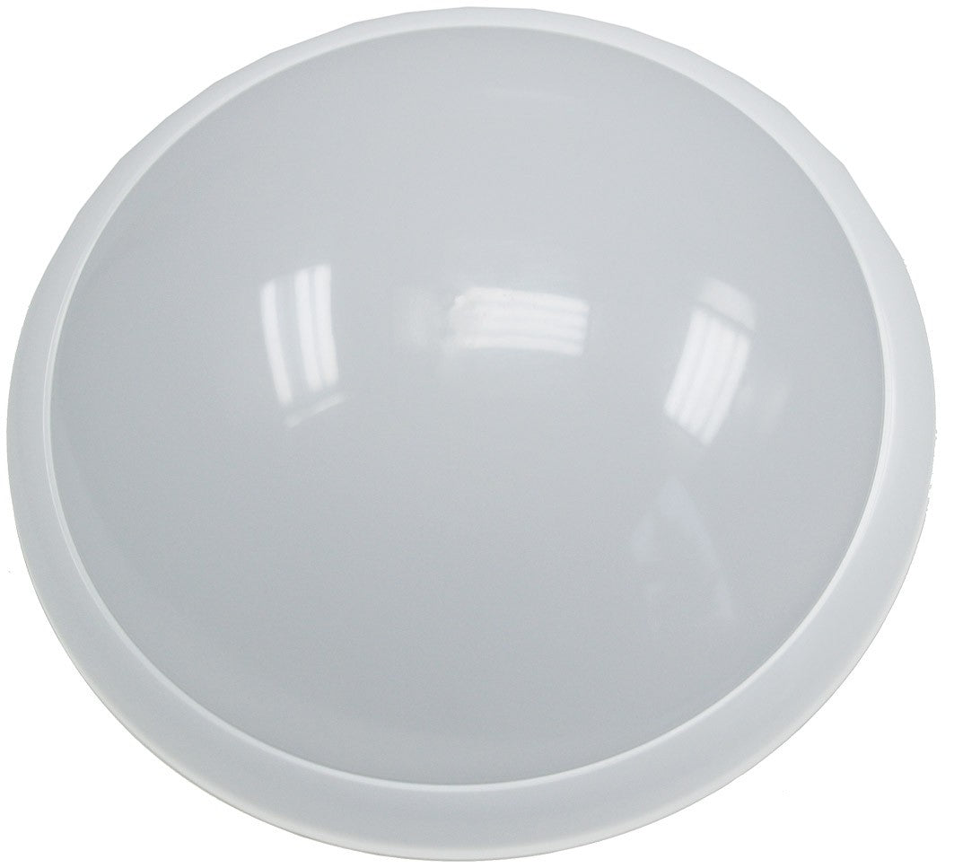 LED wall/ceiling light IP44 for E27 HF motion detector