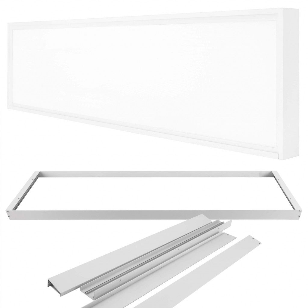 Mounting frame 30x120cm white 