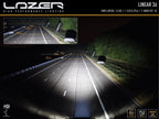 LAZER LAMPS Dachrelinganbau Kit FORD RANGER / RAPTOR (2015-2022) Linear36 doppel E