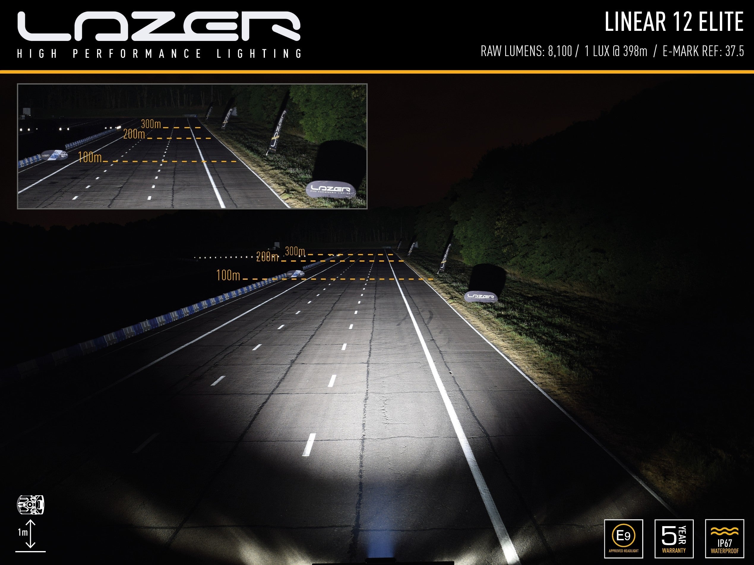 LAZER LAMPS Linear 12 Elite