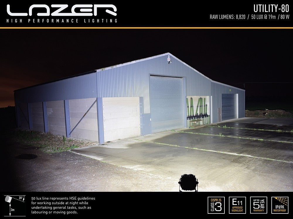 LAZER LAMPS Utility 80
