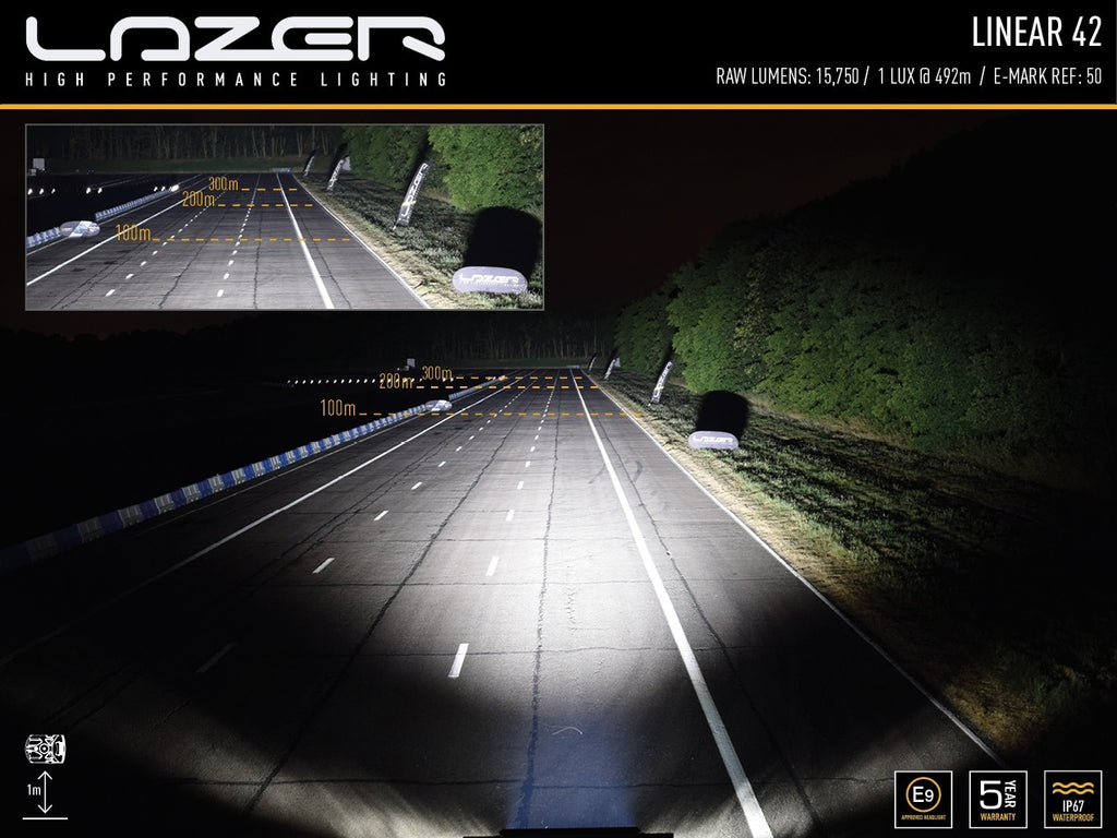LAZER LAMPS Dachanbau Kit ohne Reling MITSUBISHI L200 Linear 42