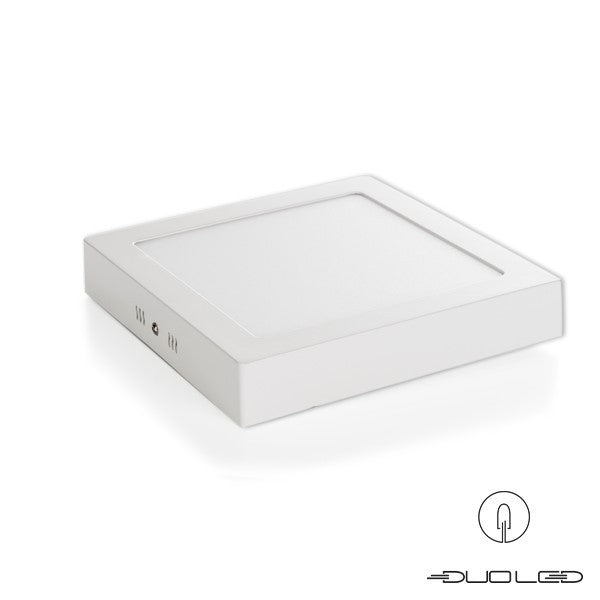 LED Aufbauleuchte eckig weiss 18W 1350Lm 225x225mm
