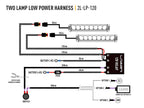 LAZER LAMPS Kabelsatz Doppel-SP&SW ST-Serie-TripleR-Linear