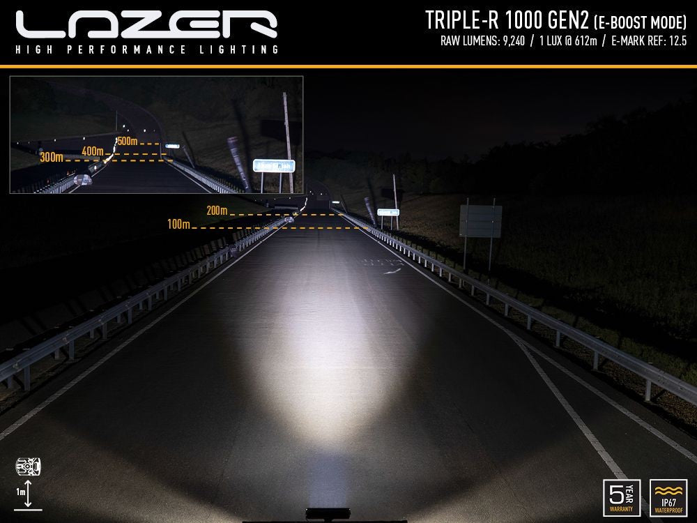 LAZER LAMPS Triple-R 1000 Gen2. STD mit Blitzerfunktion