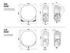 LAZER LAMPS SENTINEL 9" Standard Chrome