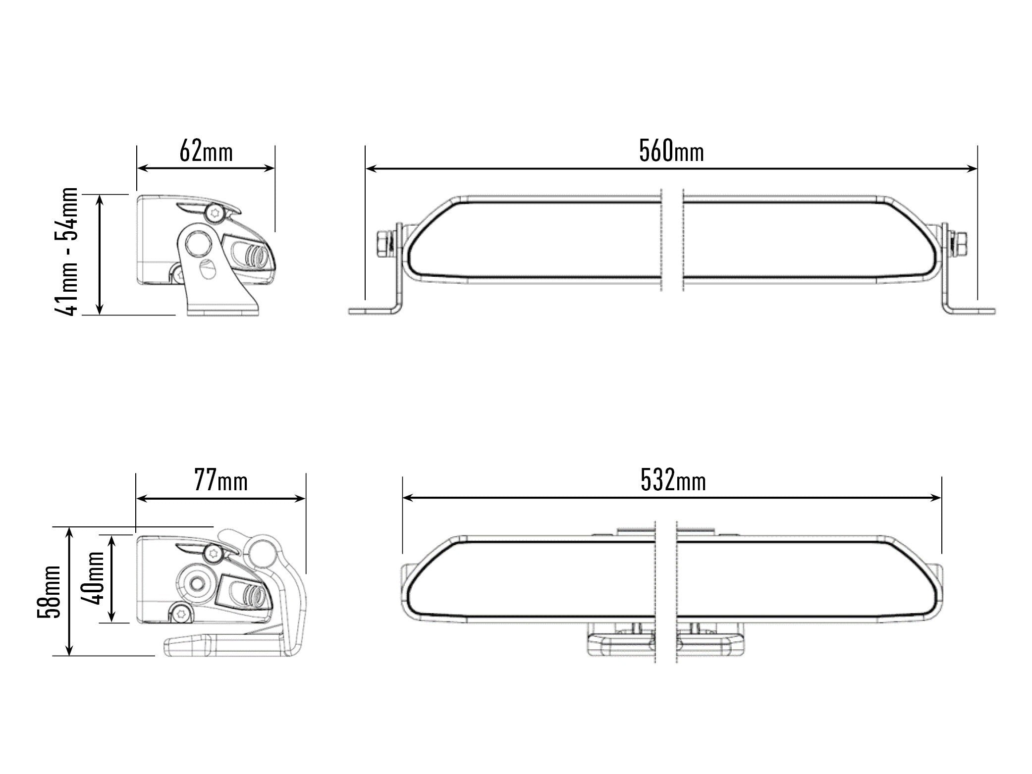 LAZER LAMPS Linear 18 Elite mit Doppel E Zulassung