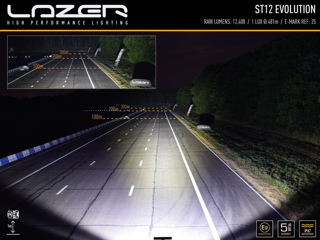 LAZER LAMPS Halterungskit VW Tiguan 2016+ für ST4 / ST12