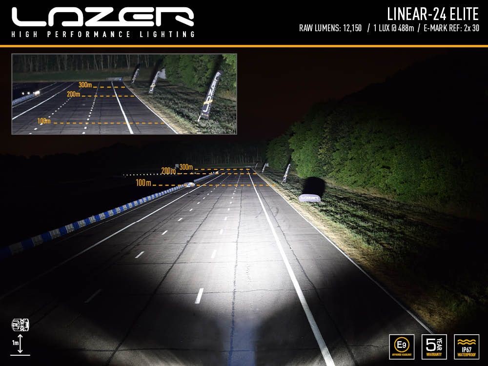 LAZER LAMPS Linear 24 Elite mit doppelter E Zulassung