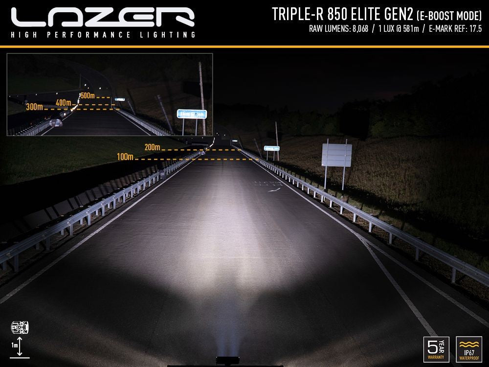 LAZER LAMPS Kühlergrill-Kit FORD RANGER WILDTRAK (2023+) Triple-R 850 ELITE Gen2