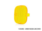 LAZER LAMPS Vorsatzlinse GELB GERIFFELT 15° RP SERIE/UTILITY-80 HD