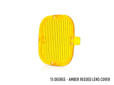 LAZER LAMPS Vorsatzlinse GELB GERIFFELT 15° RP SERIE/UTILITY-80 HD