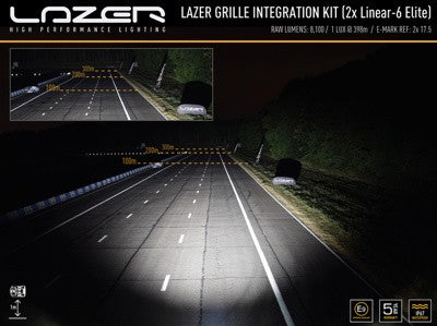 Lazer Lamps Grille Kit for Subaru Outback (2021+) Linear 6 STD/Elite