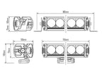 LAZER LAMPS Kühlergrill-Kit Ford Ranger Raptor 23+ Triple-R 16 Elite Gen2