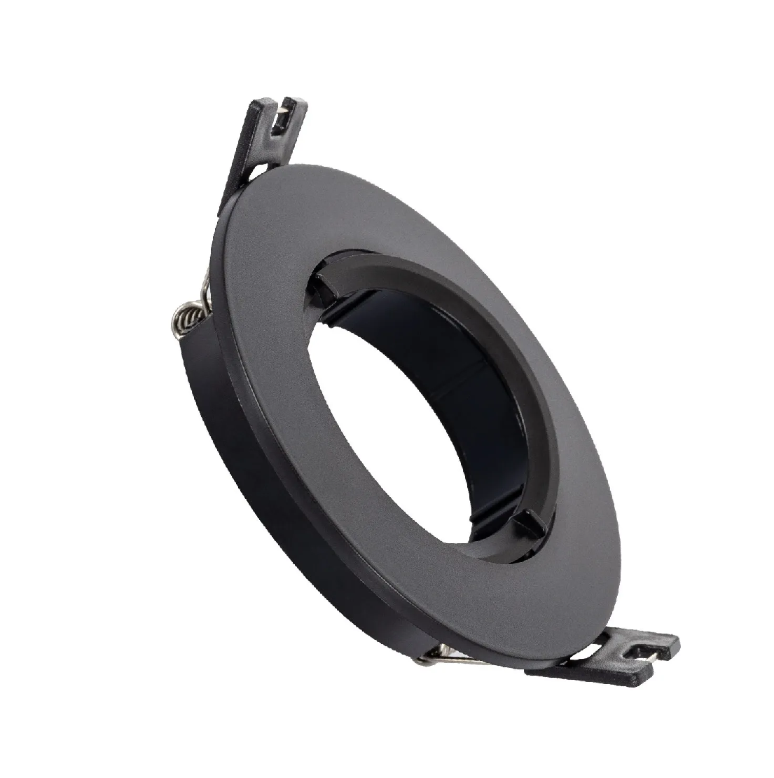 Einbaurahmen Classic rund schwenkbar Ø68mm weiß/schwarz