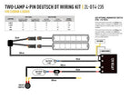 LAZER LAMPS Kabelsatz Doppel (für Utility 80HD Serie mit verstellbarer Helligkeit und RP-Hyperspot)