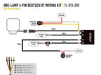 LAZER LAMPS Kabelsatz Single (für Utility 80HD Serie mit verstellbarer Helligkeit und RP-Hyperspot)